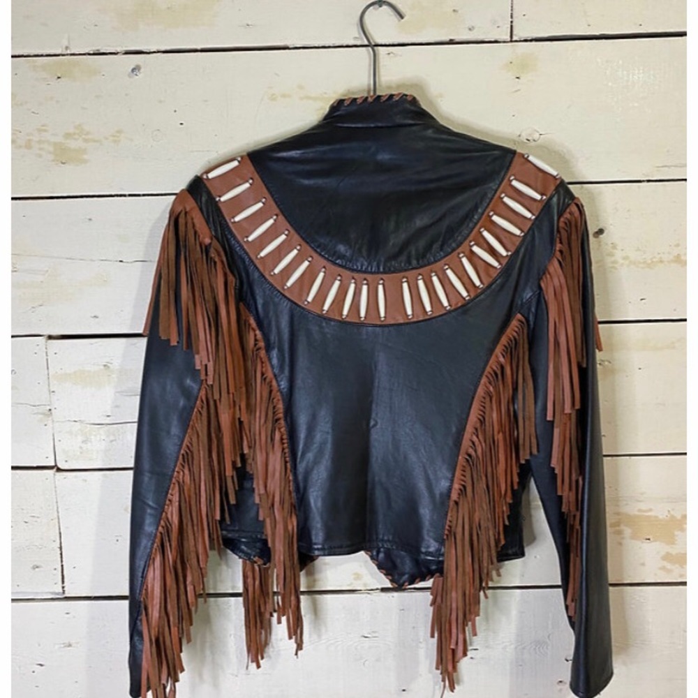 Native Leather Jacket - Picture 3 of 4